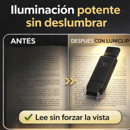Luz de lectura sin molestias