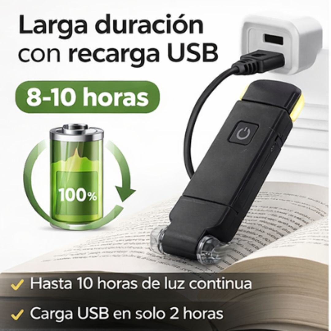 Luz de lectura sin molestias
